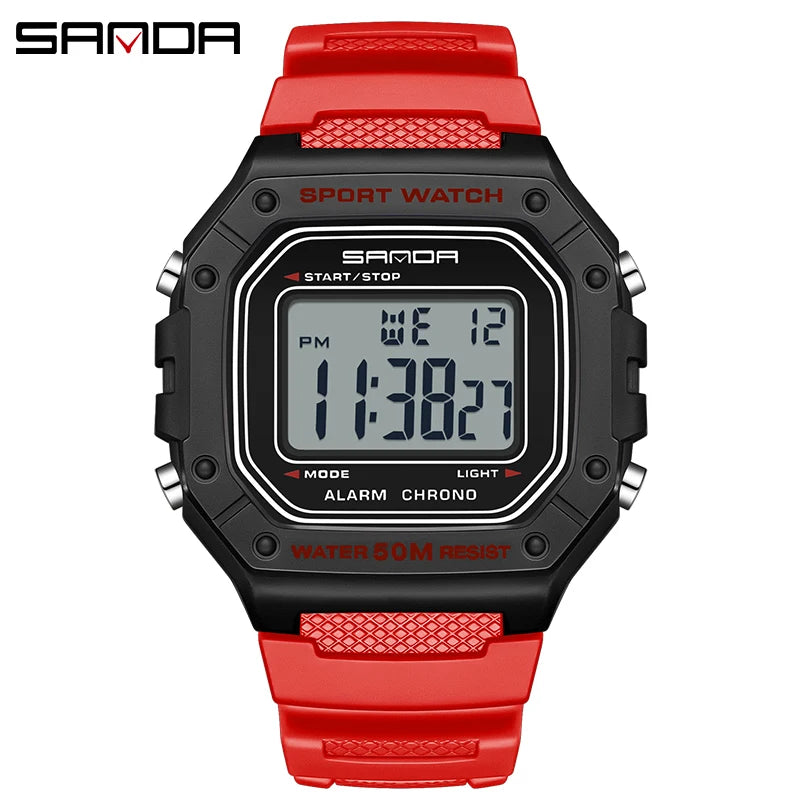 SANDA Top Brand G Style Sports Men Watches Fashion Shockproof Waterproof LED Digital Watch Man Military Clock Relogio Masculino