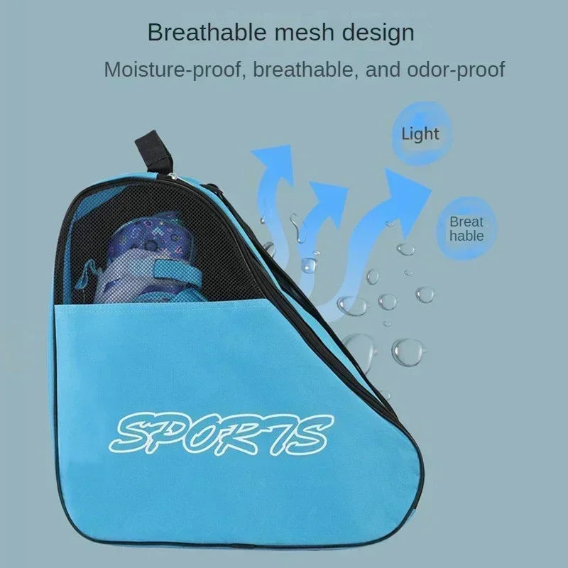 Ski Bag Breathable Skates Storage Handbags Roller Skates Bag Roller Holder Skate Speed Skates Bag Adult Sports Skiing Bags