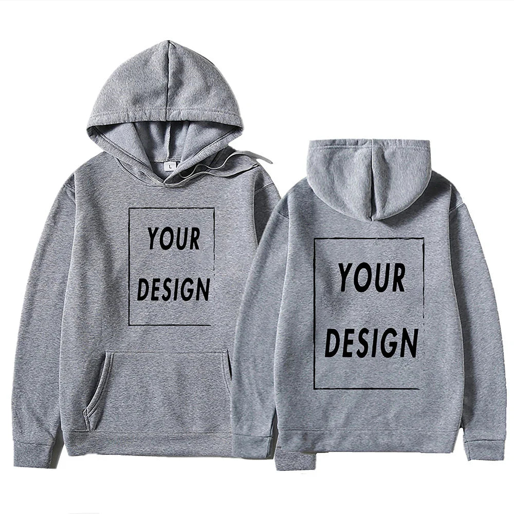 Your Own Design Brand Logo/Picture Personalized Custom Anywhere Men Women DIY Hoodies Sweatshirt Casual Hoody Fashion New