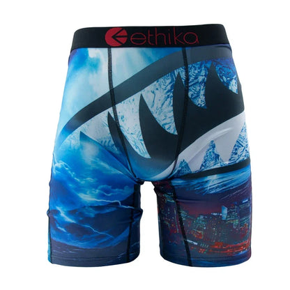 ETHIKA 1Pcs Men Underwear Sexy Boxershorts Breathable Mens Trunks Plus Size S-3XL Man Swimming Underpants Men's Panties Boxers