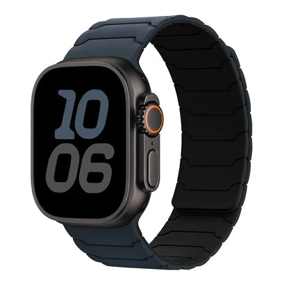 Strap For Apple Watch ultra 2 Band 49mm 44mm 45mm 40mm 42mm 46mm 41mm 38mm Magnetic Silicone Bracelet IWatch Series 10 SE 9 8 7