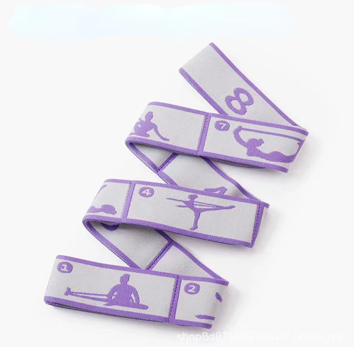 Yoga Stretching Belt Dance Stretching Band Elastic Yoga Resistance Bands Home Pilates Exercise Pull Strap Belt Fitness Sport