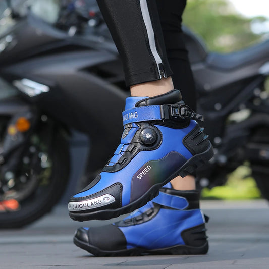 Motorcycle Cycling Shoes for Men 2025 New Knight Four Season Off-road Racing Short Boots Four Season Motorcycle Equipment