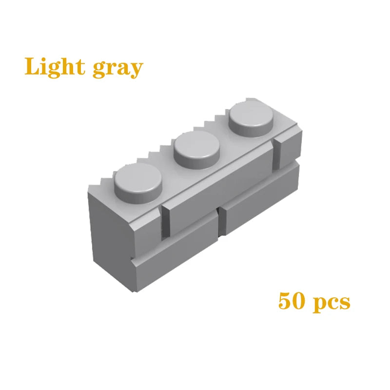 DIY Building Blocks Figures City MOC Thick Wall Bricks Educational Creative Toys for Children Size Compatible with All Brands