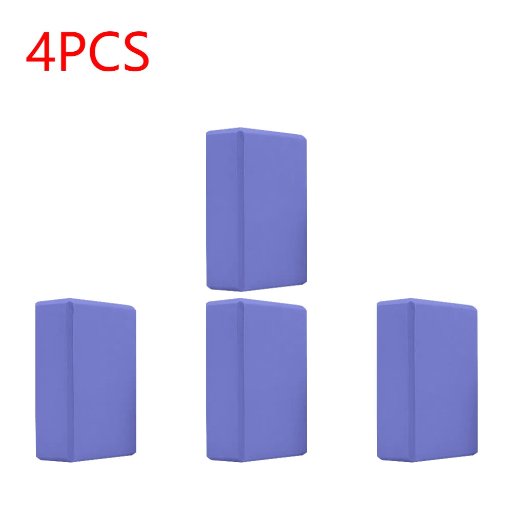 EVA Yoga Block Solid Color Gym Training Blocks Moisture-Proof High Density Yoga Blocks Body Shaping Yoga Blocks for Yoga Pilates