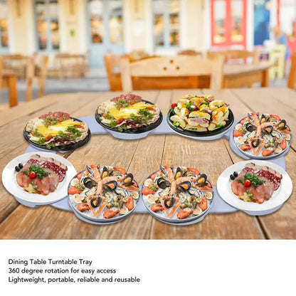 Table Turntable Turntable Tray 360 ¡ã   Rotation Multifunctional Reusable Portable Rotating Food Organizer Tray for Dining Table