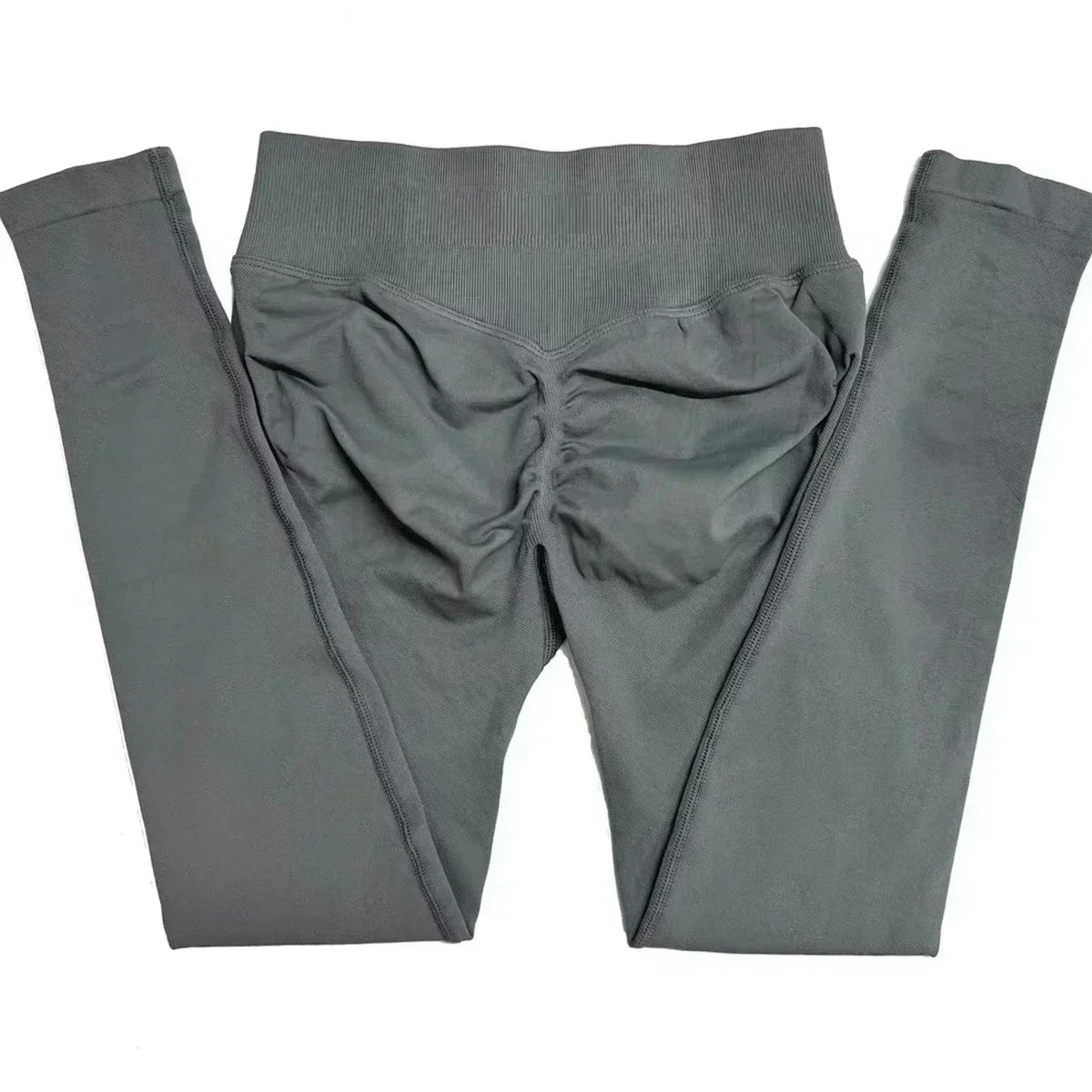 No Logo Scrunch Bum Gym Legging for Women Low Waistband Seamless Yoga Legging Workout Yoga Pants Push Up Sports Tights