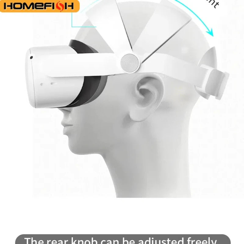 Adjustable Head Strap For Oculus Quest 2 VR Headwear Glasses Adjustable Improve Comfortable And Replaceable Headwear Accessorie