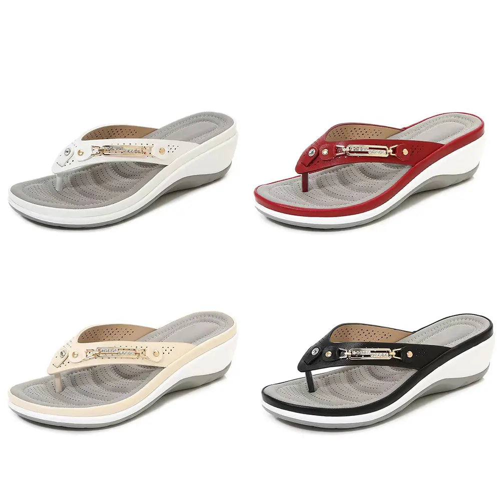 2024 Women's Slippers New Fashion Slides Non-Slip Shoes Beach Sandals Women Outside Leisure Flip Flops Wear Open Toe