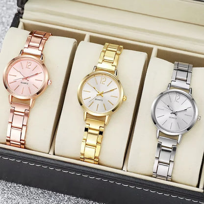 Fashion Small Dial Gold Watch Woman Luxury Alloy Strap Ladies Quartz Wristwatches Gift Clock Gift reloj mujer£¨Without Box£©