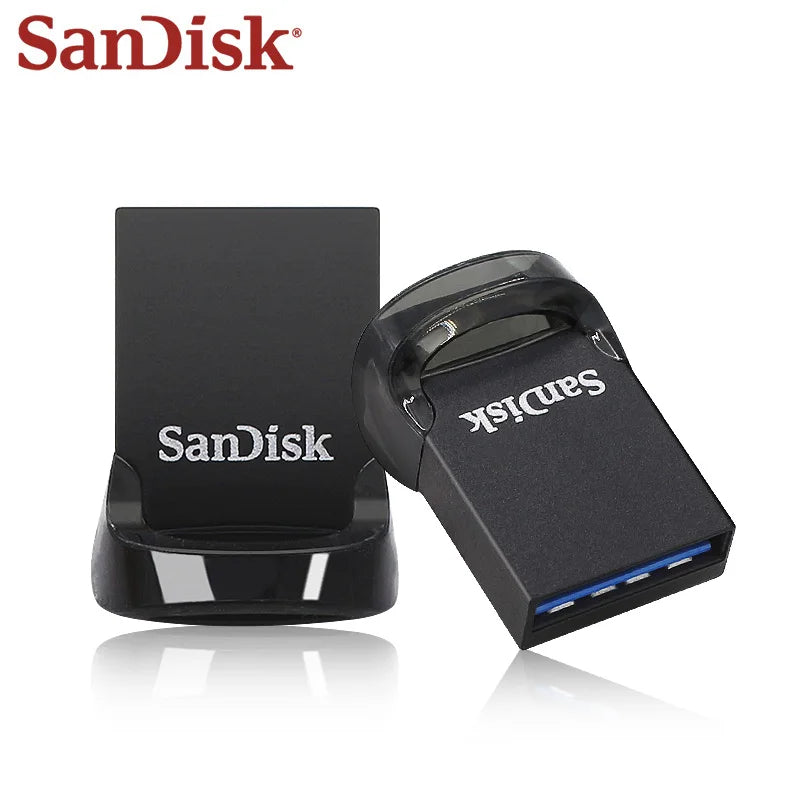 SanDisk Ultra Fit USB 3.2 Flash Drive Mini Pen Drive 16GB 32GB 64GB 128GB 256GB 512GB Storage Flash Memory Stick for Computer