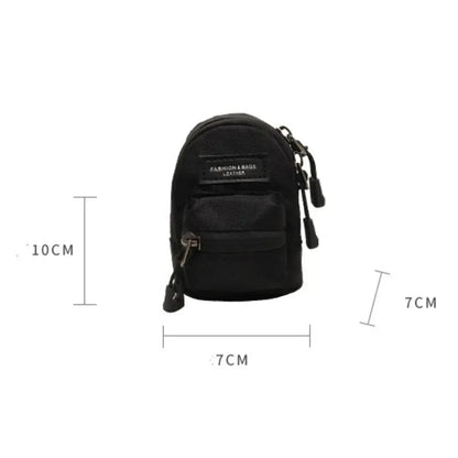 Mini Coin Purses Men Women Couples Crossbody Bag Portable Wallets Earphone Key Shoulder Bags Hip Hop Casual All-match Newest