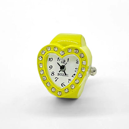 Temperament Women Love Lovers Finger Watch Small Cute Small Dial Flash Diamond Fashion Watch
