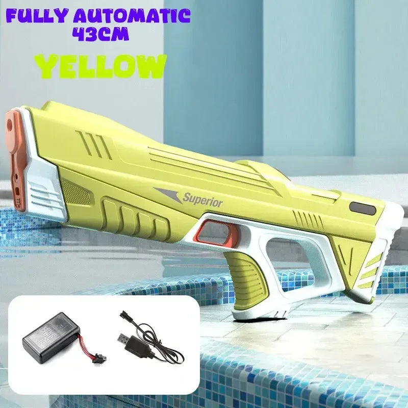 Automatically Water High Pressure Electric Water Gun Toys for Kids Summer Outdoor Pool Fight Games Children Water Toys Boys Gift