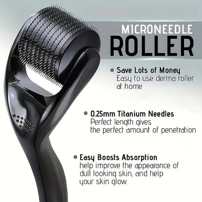 Clearance_Microneedle Derma Roller With Needles Amazing Microneedling Tool For Skin Facial Beauty Hair Beard Scalp Women And Men