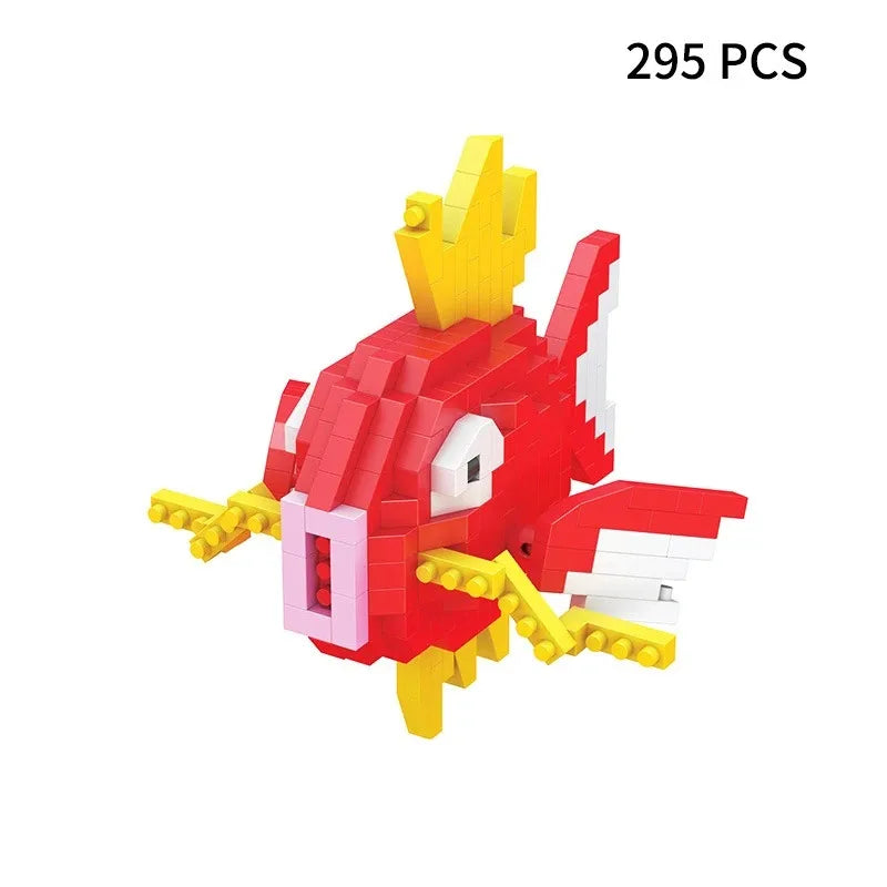 Building Blocks Assembly Anime Picachu Charizard Doll Blastoise Bulbasaur Gengar Bricks Figures Toy for Kid Gift hot
