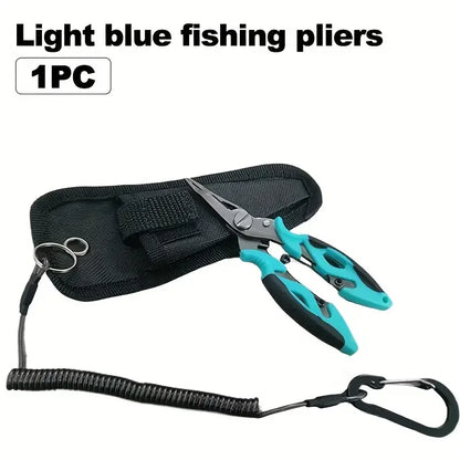 New Multifunctional Fishing Pliers Accessories 420 Stainless Steel Body Scissors Line Cutter Hooks Remover Outdoor Fishing Tools