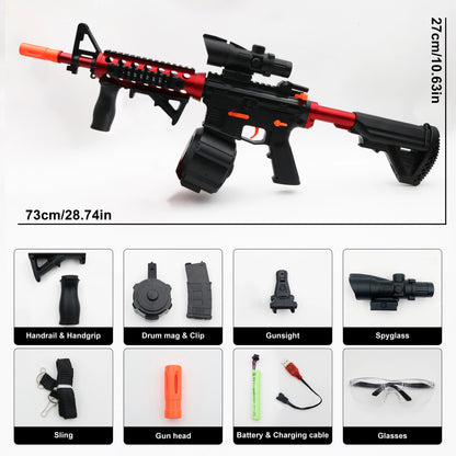 M416 Electric Gel Ball Blaster Toy Gun£¬ Manual/Automatic Mode  , Rechargeable - Suitable for Summer Outdoor Shooting Games