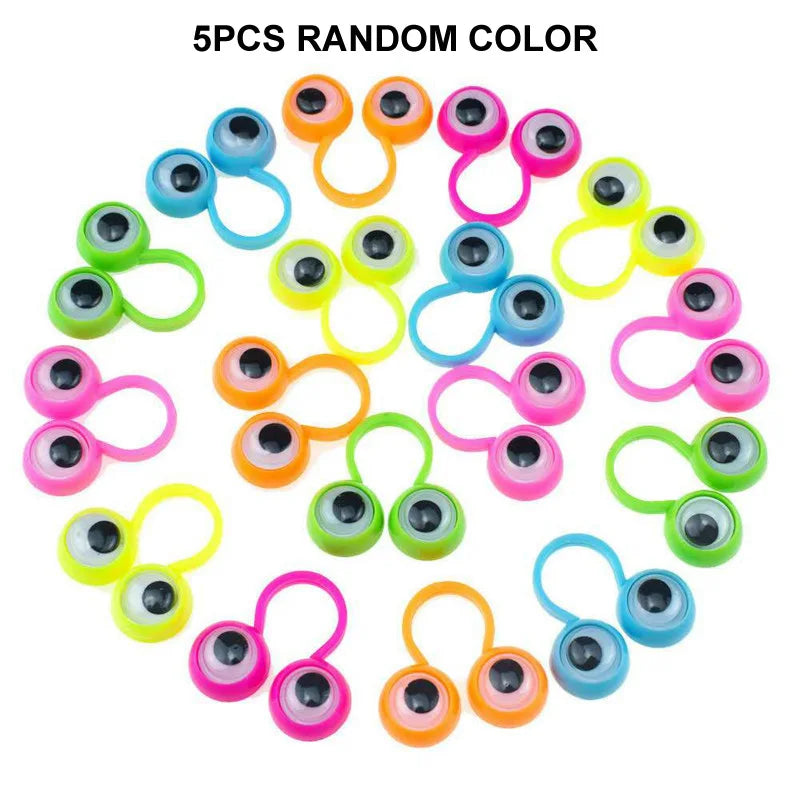 5/10/20Pcs Active Eye Ring Children Parent-child Props Cool Practical Jokes Finger Toys personality Event Giveaway Gags Gifts