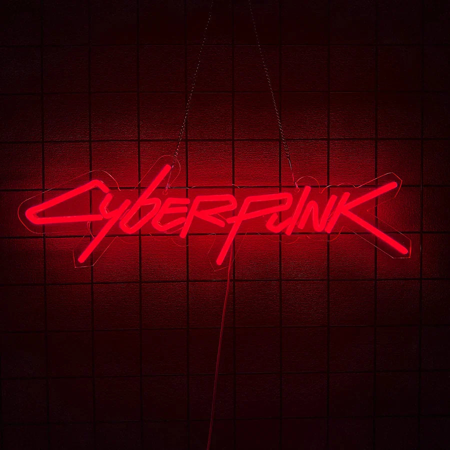 Game Cyberpunk Edge Runner Neon Sign for Game Zone Decor,Led Lights for Man Cave Gaming Room Internet Bar or Bedroom Decor