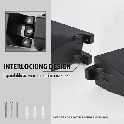 1Pcs Fishing Rod Tools Vertical Display Stand Fishing Rod Holder Wall Hanging Fish Pole Rack