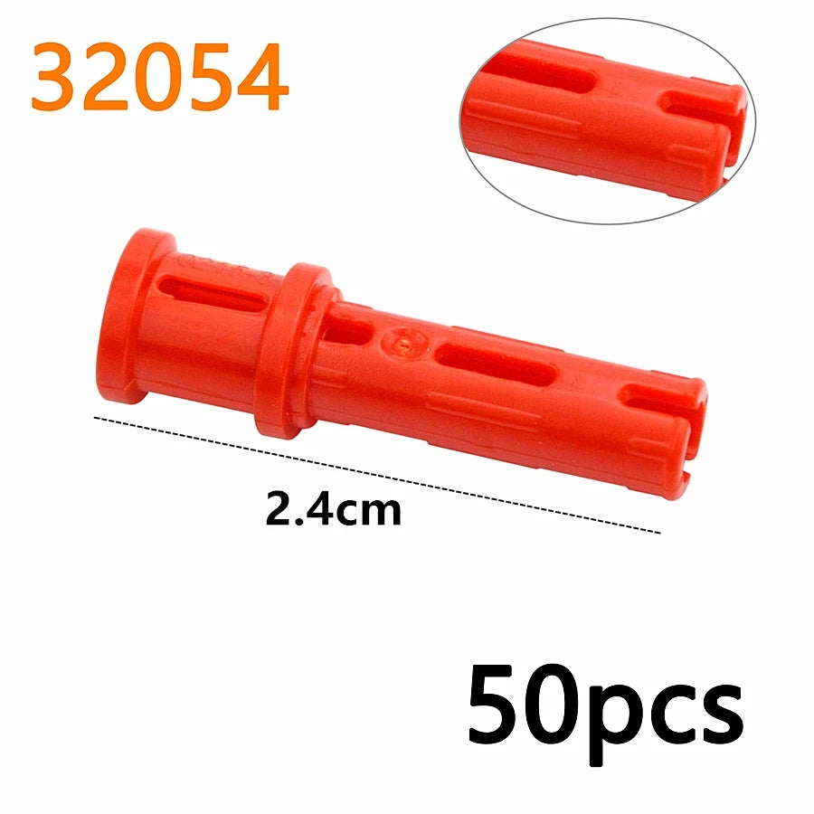 MOC Bolt Pin with Friction Peg Cross Axle Technical Building Blocks DIY Connector Bricks Compatible 2780 3673 77765 32556  32054