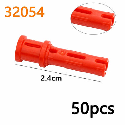 MOC Bolt Pin with Friction Peg Cross Axle Technical Building Blocks DIY Connector Bricks Compatible 2780 3673 77765 32556  32054