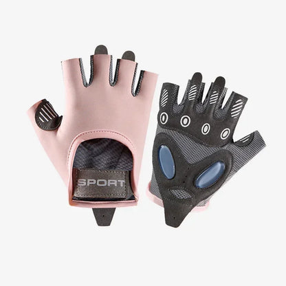 1Pair Gym Body Building Training Fitness Gloves Sports Weight Lifting Exercise Slip-Resistant Gloves for Women Men Yoga Gloves