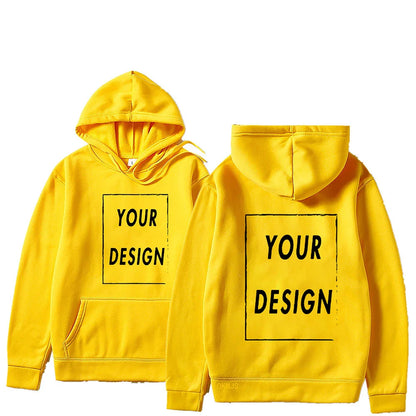 Your Own Design Brand Logo/Picture Personalized Custom Anywhere Men Women DIY Hoodies Sweatshirt Casual Hoody Fashion New
