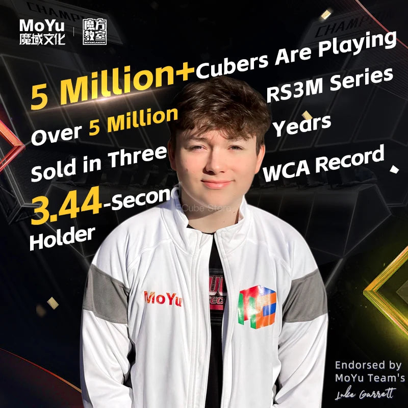 [ECube] MoYu RS3M V5 3x3x3 Magnetic Magic Cube Ball Core Professional Cubo Magic Speed 3x3 Cube RS3M Moyu Cubing Puzzle Toys