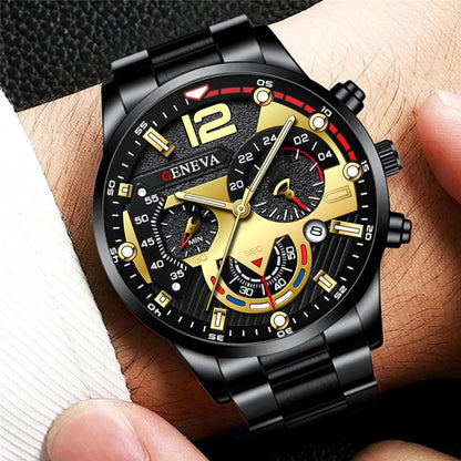 Men Business Watches Fashion Steel Band Male's Quartz Watch Relogio Masculino Reloj Hombre