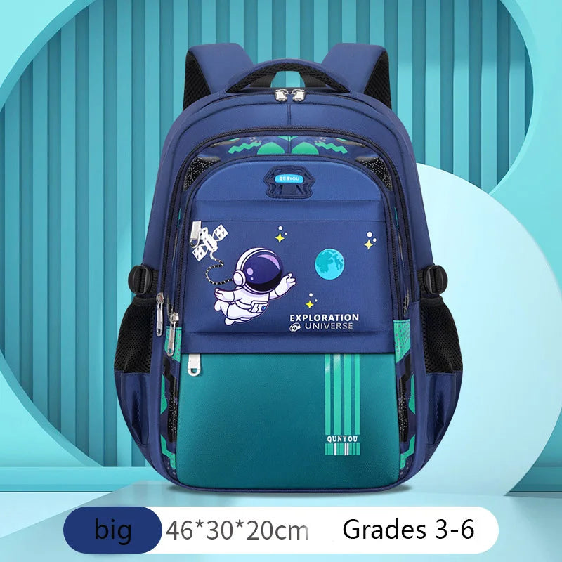 Kids Backpack Children School Bags for Boys Astronaut School Backpack Waterproof Primary Book Bag Mochila Infantil