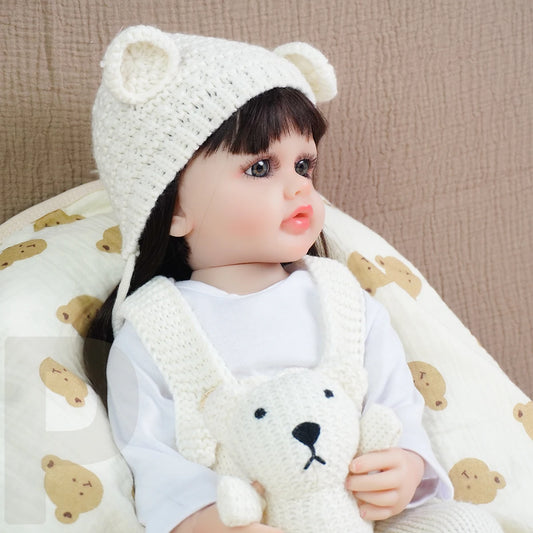 JOYORA Lifelike Reborn Dolls Realistic Full Silicone Baby Bebe Vinyl 50CM Newborn Girl Doll Princess Toddler Toy Gift