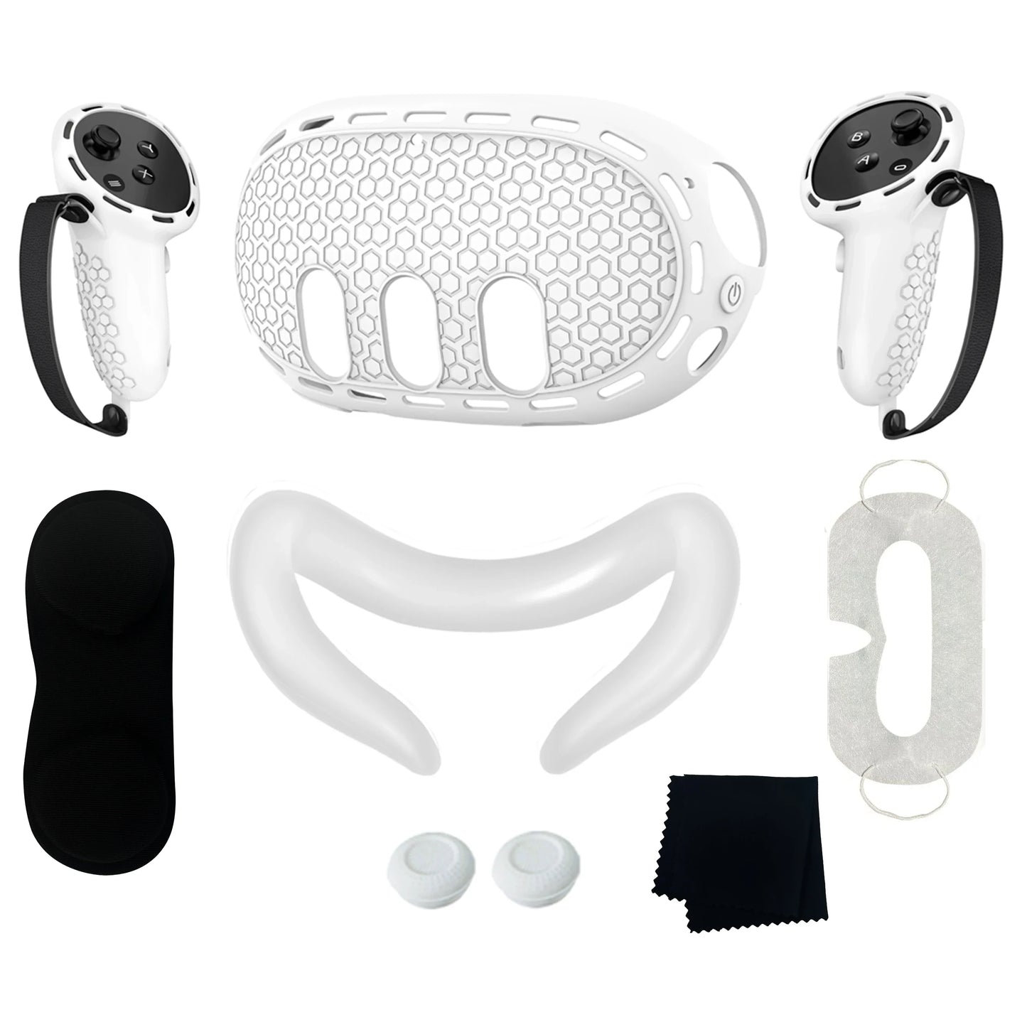 Silicone Protective Cover For Meta Quest 3 Replacement Anti-Leakage Nose Pad Mask Case VR Shell Cover VR Accessories