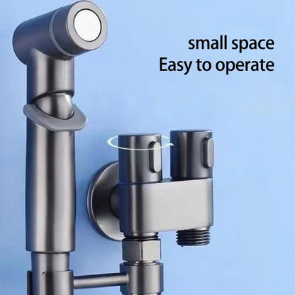 Bathroom Toilet Flushing Spray Gun Household Pressurized Toilet Washer Bidet Sprayer Toilet High Pressure Portable Shattaf Set