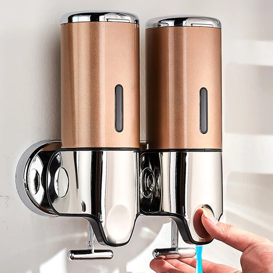 Bathroom wall mounted manual liquid soap dispenser soap dispenser shampoo dispenser hotel bathroom/toilet accessories