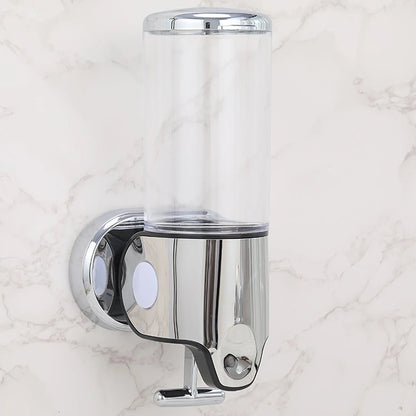 Bathroom wall mounted manual liquid soap dispenser soap dispenser shampoo dispenser hotel bathroom/toilet accessories