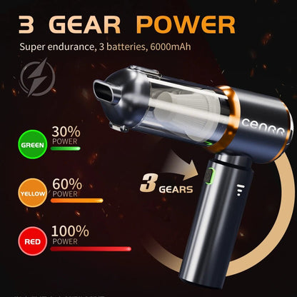 CENRR NEW Car Vacuum Cleaner Mini Powerful 998000PA Portable Vacuum Cleaner for Handheld Blower Car Cleaner Home Appliance