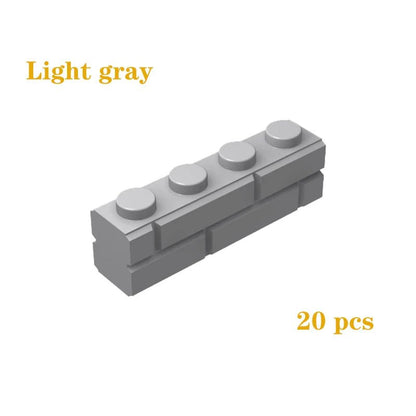 DIY Building Blocks Figures City MOC Thick Wall Bricks Educational Creative Toys for Children Size Compatible with All Brands