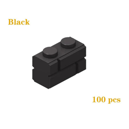 DIY Building Blocks Figures City MOC Thick Wall Bricks Educational Creative Toys for Children Size Compatible with All Brands