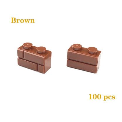 DIY Building Blocks Figures City MOC Thick Wall Bricks Educational Creative Toys for Children Size Compatible with All Brands