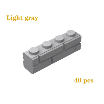 DIY Building Blocks Figures City MOC Thick Wall Bricks Educational Creative Toys for Children Size Compatible with All Brands