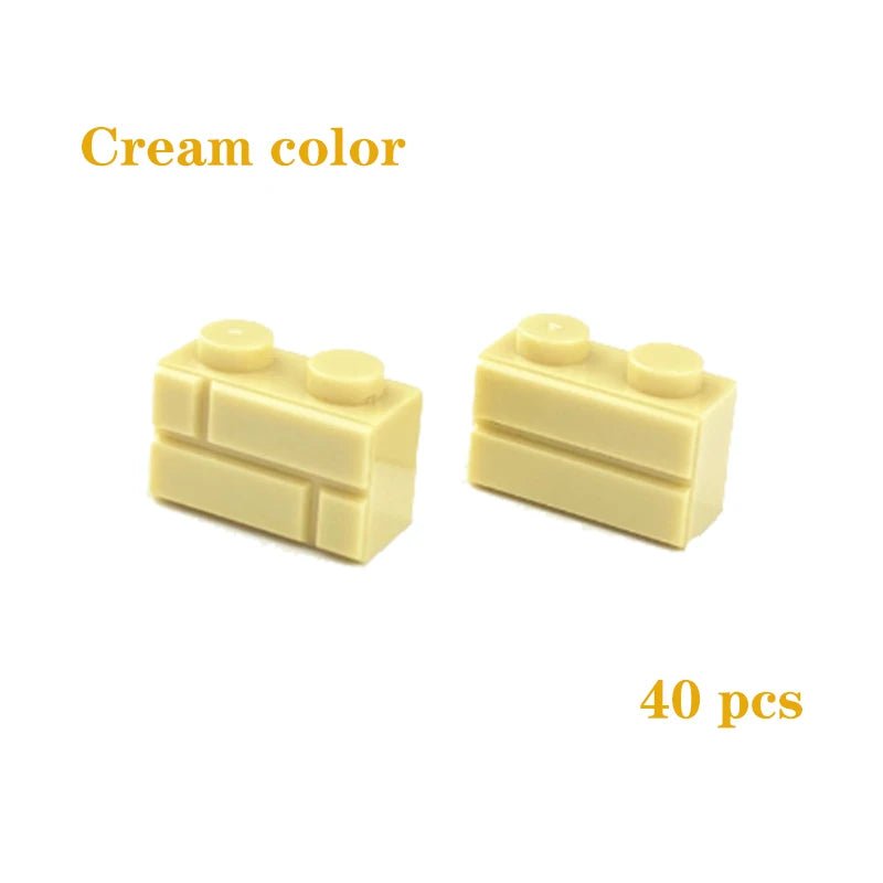 DIY Building Blocks Figures City MOC Thick Wall Bricks Educational Creative Toys for Children Size Compatible with All Brands