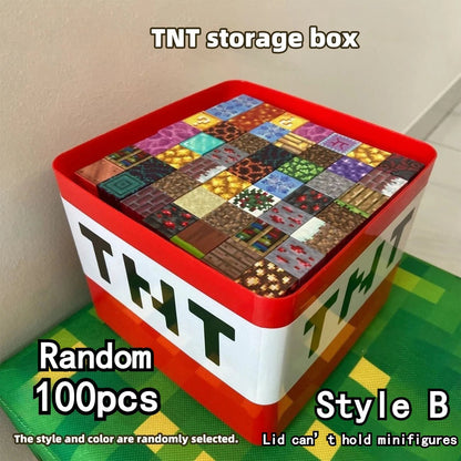 Magnetic Building Blocks Toy Storage Box Set Can Place Figures Magnet Cube Construction Brick Toys Gift for Boys Girls Children