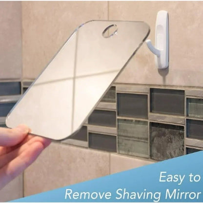New 1pcs Acrylic Mirror With Wall Suction Shower Mirror For Man Shaving Women Makeup Portable Travel Bathroom Accessories