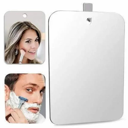 New 1pcs Acrylic Mirror With Wall Suction Shower Mirror For Man Shaving Women Makeup Portable Travel Bathroom Accessories