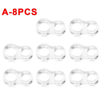 Security Protection Doorstop House Door Stop Transparent Silicone Handle Protector Home Hardware Door Ding Prevention Guard