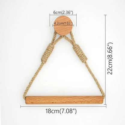 Toilet Paper Holder Wall Mounted WC Washroom Bathroom Accessories Wooden Rolling Paper Tissue Holder for Toilet Towel Rack